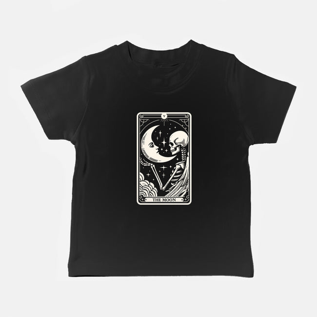 The Moon Tarot Skull-Baby-Basic-Tee-Eoli Studio