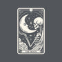 The Moon Tarot Skull-None-Stretched-Canvas-Eoli Studio