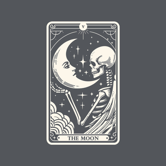 The Moon Tarot Skull-None-Drawstring-Bag-Eoli Studio