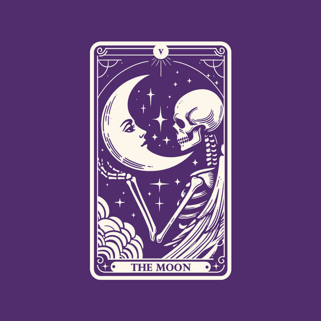The Moon Tarot Skull-None-Drawstring-Bag-Eoli Studio