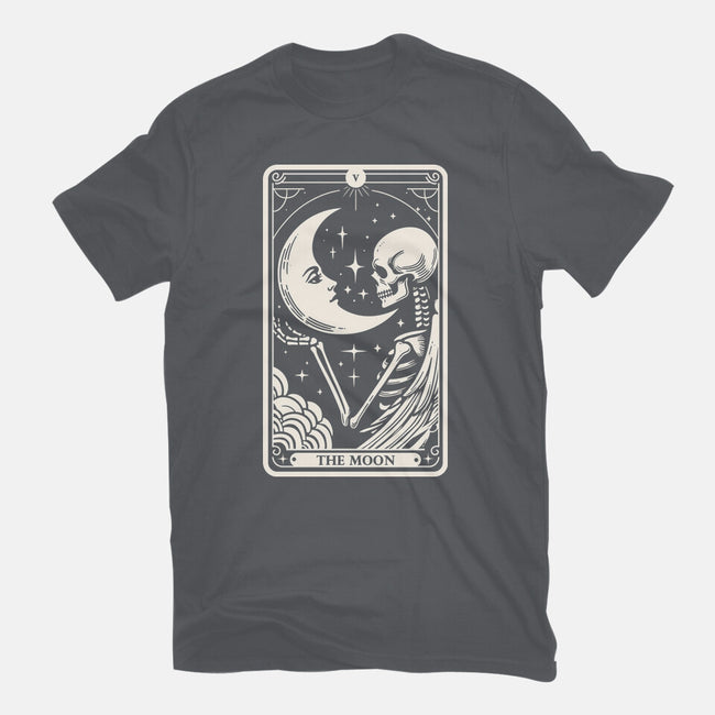 The Moon Tarot Skull-Mens-Basic-Tee-Eoli Studio
