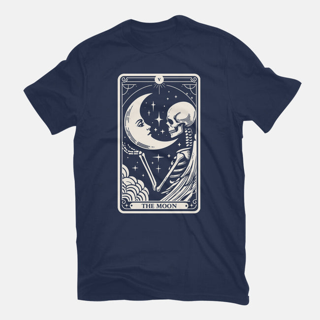 The Moon Tarot Skull-Mens-Basic-Tee-Eoli Studio