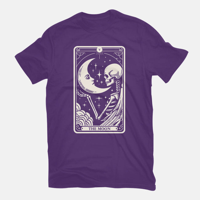 The Moon Tarot Skull-Mens-Basic-Tee-Eoli Studio