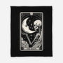The Moon Tarot Skull-None-Fleece-Blanket-Eoli Studio