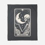 The Moon Tarot Skull-None-Fleece-Blanket-Eoli Studio