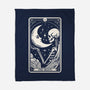 The Moon Tarot Skull-None-Fleece-Blanket-Eoli Studio