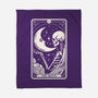 The Moon Tarot Skull-None-Fleece-Blanket-Eoli Studio