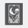 The Moon Tarot Skull-None-Stretched-Canvas-Eoli Studio