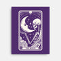 The Moon Tarot Skull-None-Stretched-Canvas-Eoli Studio