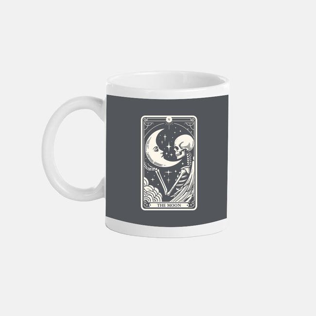 The Moon Tarot Skull-None-Mug-Drinkware-Eoli Studio