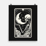 The Moon Tarot Skull-None-Matte-Poster-Eoli Studio