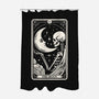 The Moon Tarot Skull-None-Polyester-Shower Curtain-Eoli Studio