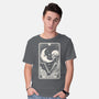 The Moon Tarot Skull-Mens-Basic-Tee-Eoli Studio