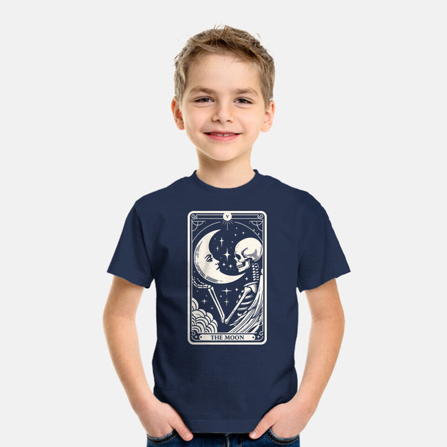 The Moon Tarot Skull-Youth-Basic-Tee-Eoli Studio