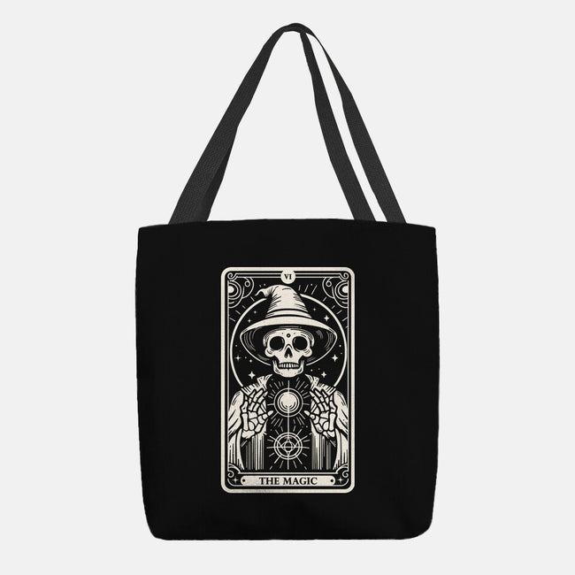 The Magic Tarot Skull-None-Basic Tote-Bag-Eoli Studio