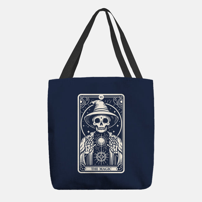 The Magic Tarot Skull-None-Basic Tote-Bag-Eoli Studio