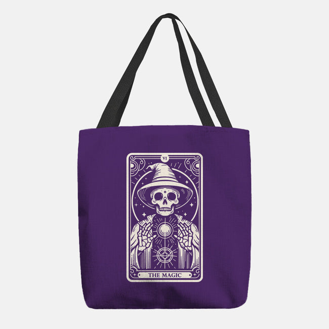 The Magic Tarot Skull-None-Basic Tote-Bag-Eoli Studio