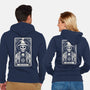 The Magic Tarot Skull-Unisex-Zip-Up-Sweatshirt-Eoli Studio