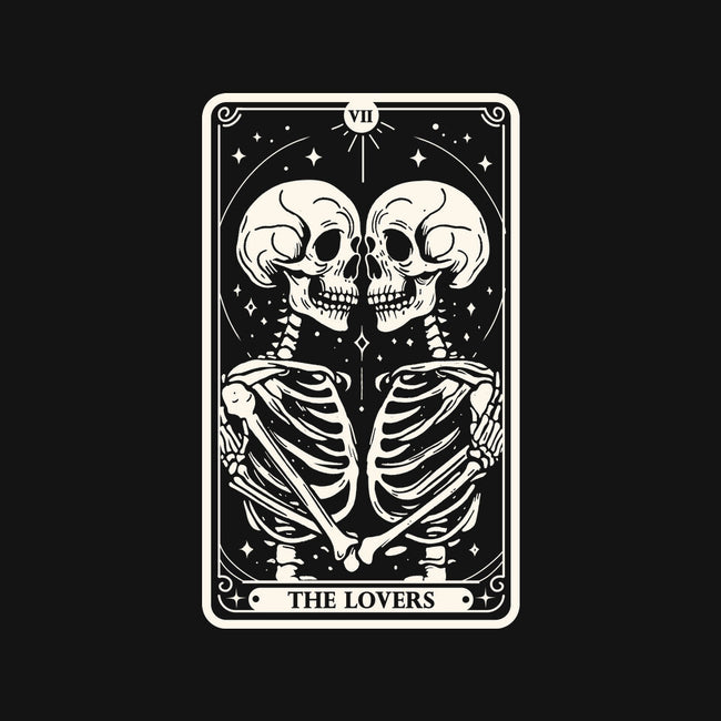 The Lovers Tarot Skull-None-Drawstring-Bag-Eoli Studio