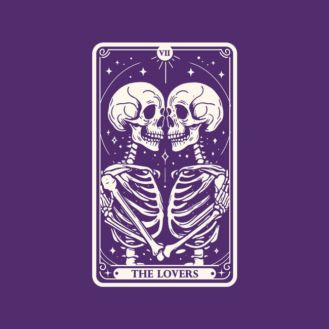 The Lovers Tarot Skull-None-Drawstring-Bag-Eoli Studio