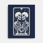 The Lovers Tarot Skull-None-Stretched-Canvas-Eoli Studio