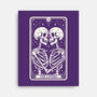 The Lovers Tarot Skull-None-Stretched-Canvas-Eoli Studio