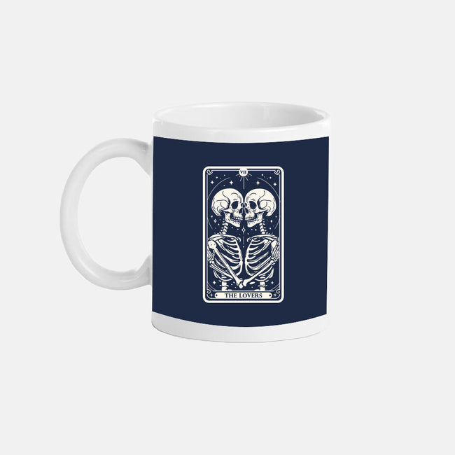 The Lovers Tarot Skull-None-Mug-Drinkware-Eoli Studio