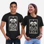 The Lovers Tarot Skull-Unisex-Basic-Tee-Eoli Studio