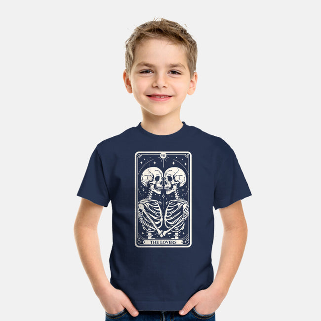 The Lovers Tarot Skull-Youth-Basic-Tee-Eoli Studio