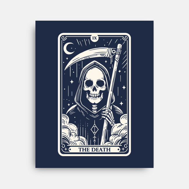 The Death Tarot Skull-None-Stretched-Canvas-Eoli Studio