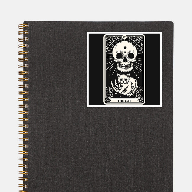 The Cat Tarot Skull-None-Glossy-Sticker-Eoli Studio