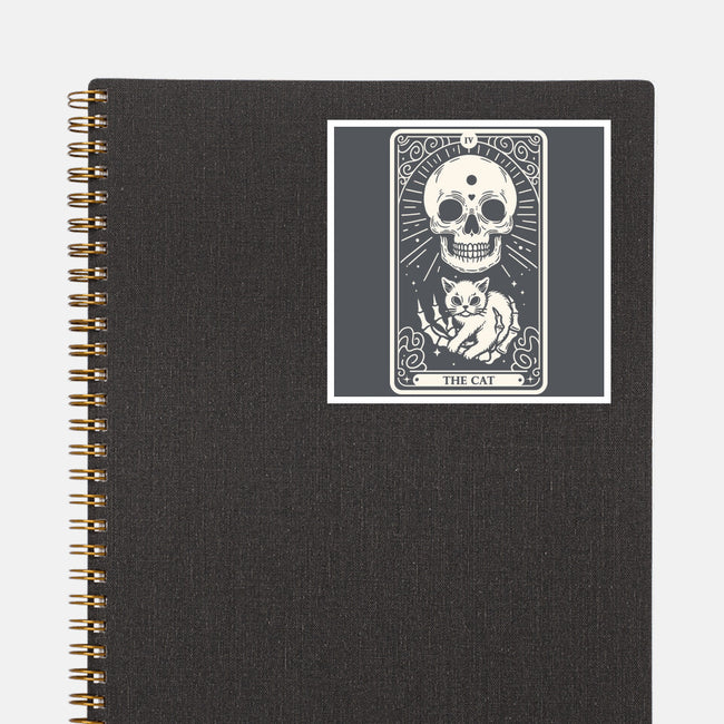 The Cat Tarot Skull-None-Glossy-Sticker-Eoli Studio