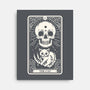 The Cat Tarot Skull-None-Stretched-Canvas-Eoli Studio