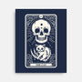 The Cat Tarot Skull-None-Stretched-Canvas-Eoli Studio