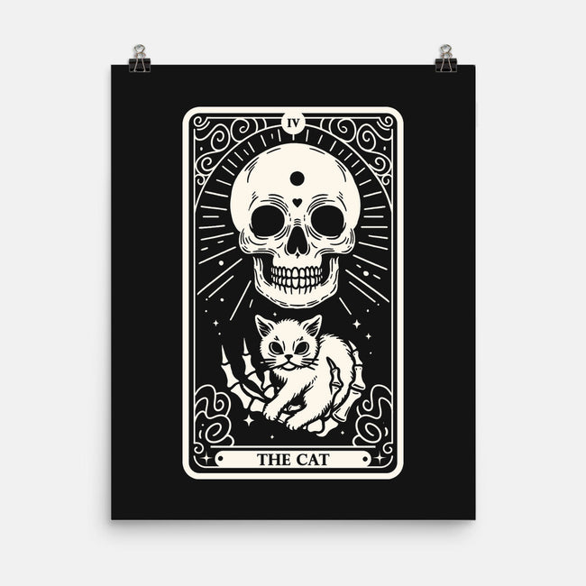The Cat Tarot Skull-None-Matte-Poster-Eoli Studio