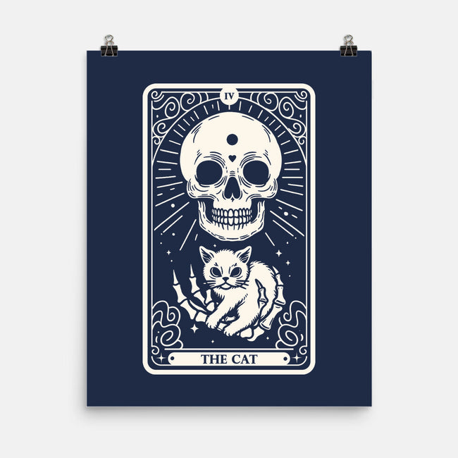 The Cat Tarot Skull-None-Matte-Poster-Eoli Studio