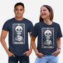 The Cat Tarot Skull-Unisex-Basic-Tee-Eoli Studio