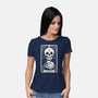 The Cat Tarot Skull-Womens-Basic-Tee-Eoli Studio