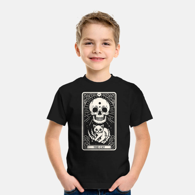 The Cat Tarot Skull-Youth-Basic-Tee-Eoli Studio