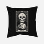 The Cat Tarot Skull-None-Removable Cover w Insert-Throw Pillow-Eoli Studio