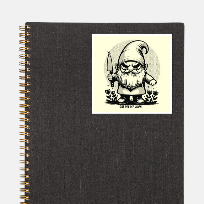 Get Off My Lawn-None-Glossy-Sticker-Eoli Studio