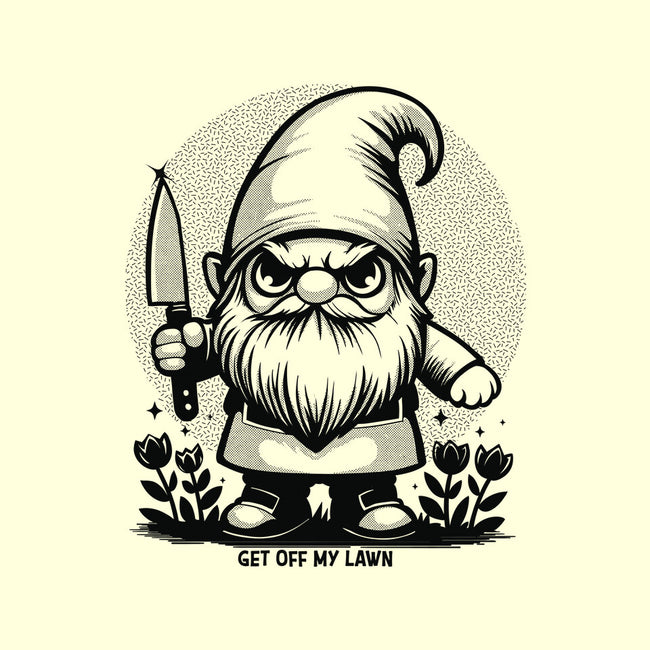 Get Off My Lawn-None-Drawstring-Bag-Eoli Studio