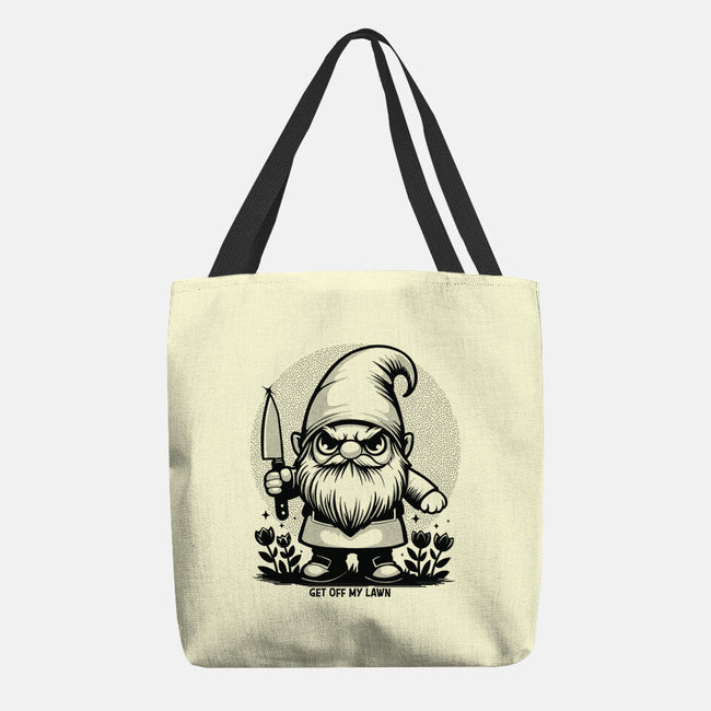 Get Off My Lawn-None-Basic Tote-Bag-Eoli Studio