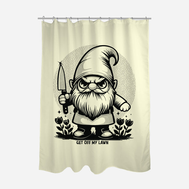 Get Off My Lawn-None-Polyester-Shower Curtain-Eoli Studio