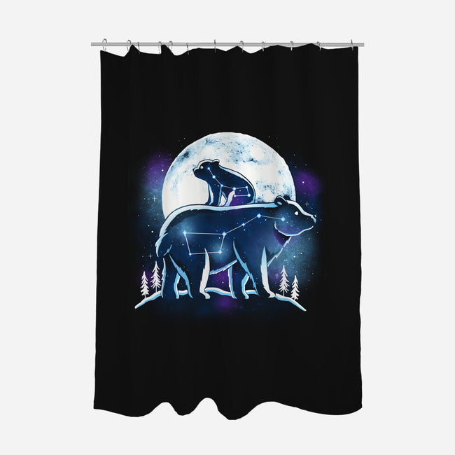 Ursa Constellation-None-Polyester-Shower Curtain-Vallina84