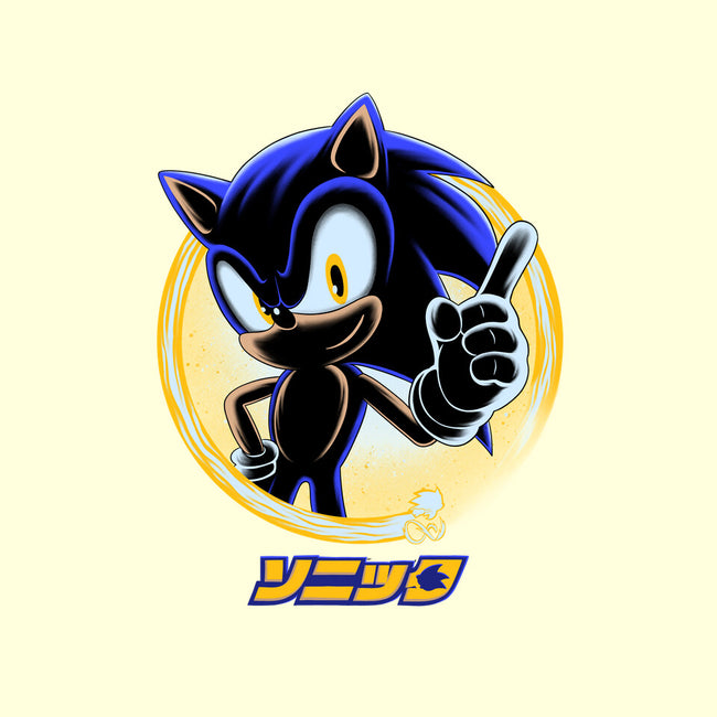 Blue Hedgehog-None-Drawstring-Bag-rmatix