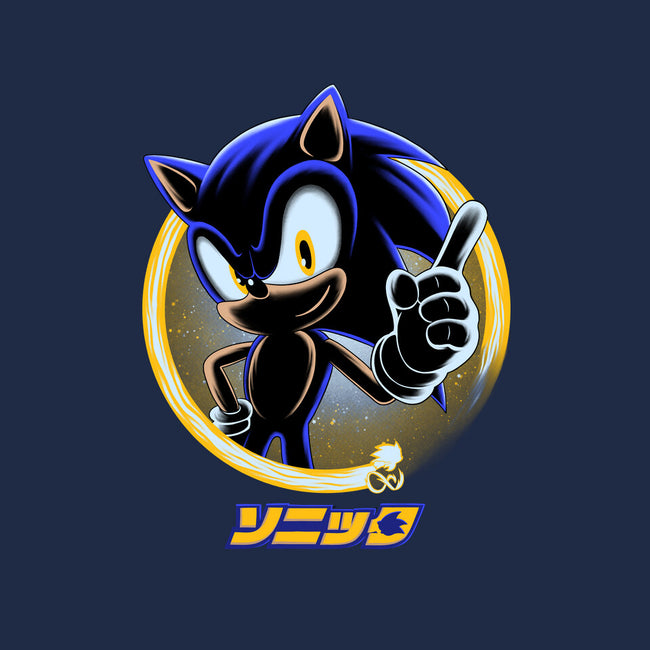 Blue Hedgehog-None-Drawstring-Bag-rmatix