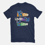 Live Laugh And Love Stitch-Womens-Basic-Tee-turborat14