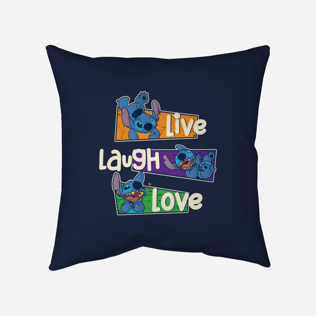 Live Laugh And Love Stitch-None-Removable Cover w Insert-Throw Pillow-turborat14