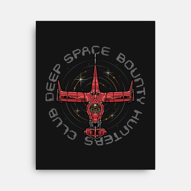 Deep Space Bounty Hunters Club-None-Stretched-Canvas-momma_gorilla